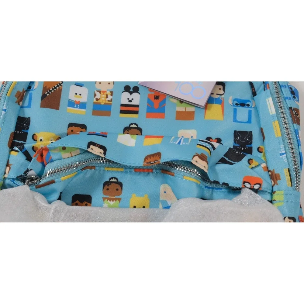 Disney Backpack Unisex OS Blue Disney 100 Anniversary Character Charm Mini Bag